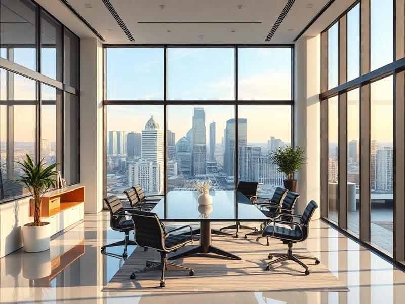 샬럿 사무소 환경